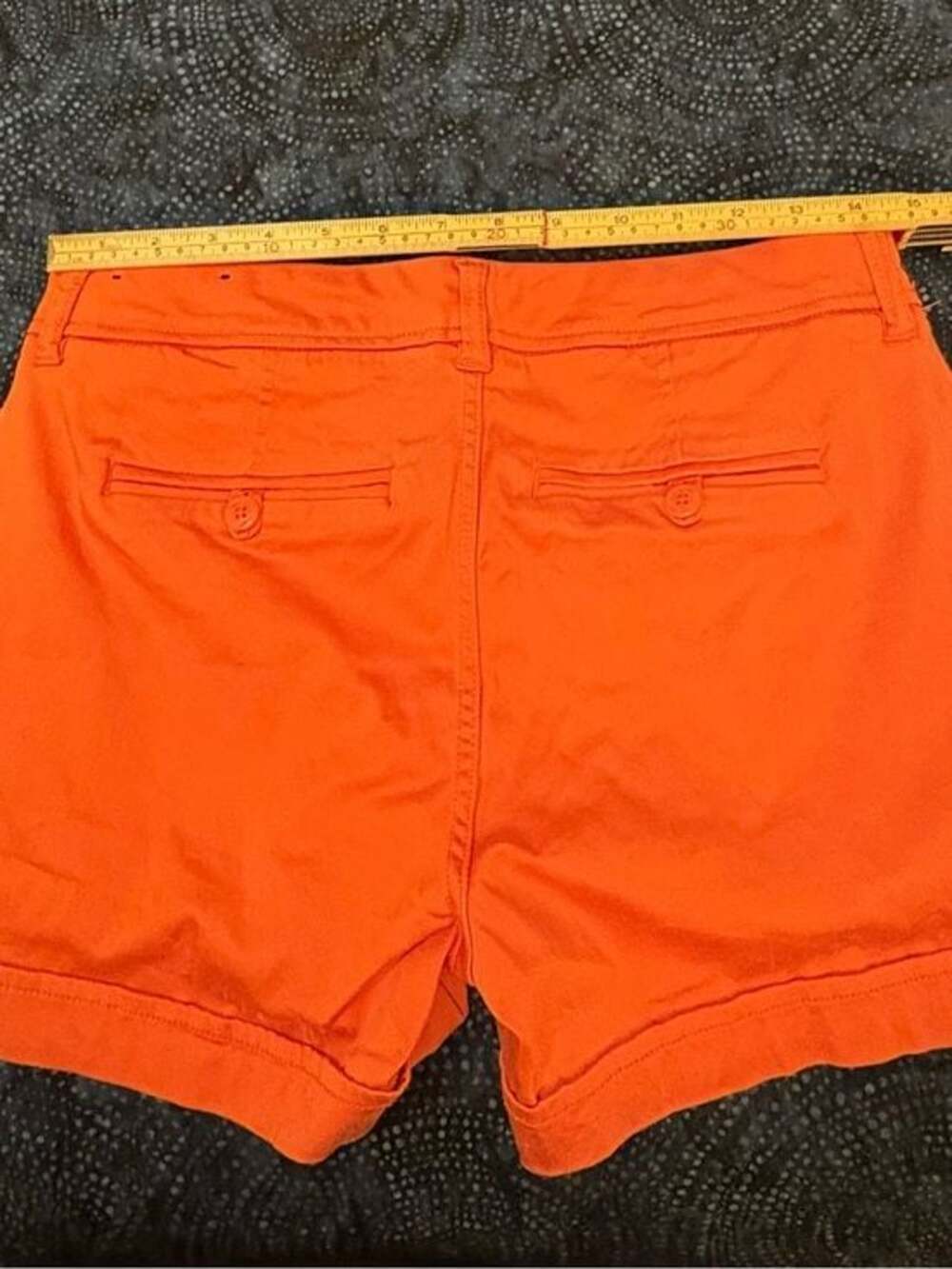 Liverpool Bright Orange High-Rise Women's Shorts Size 6